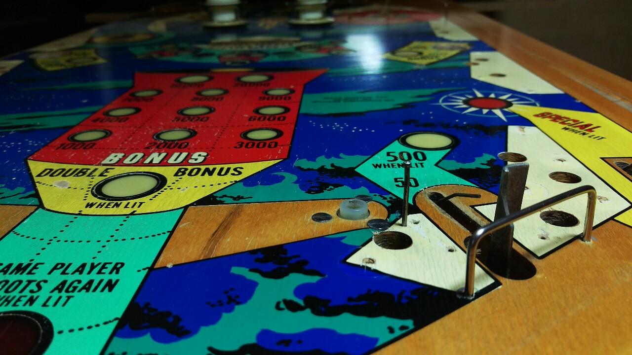 Cleaning the Space Mission playfield