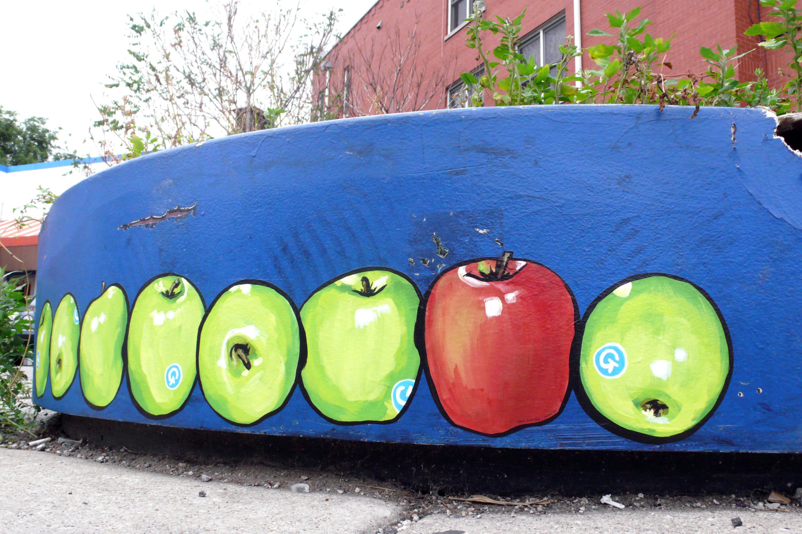 Row of Apples