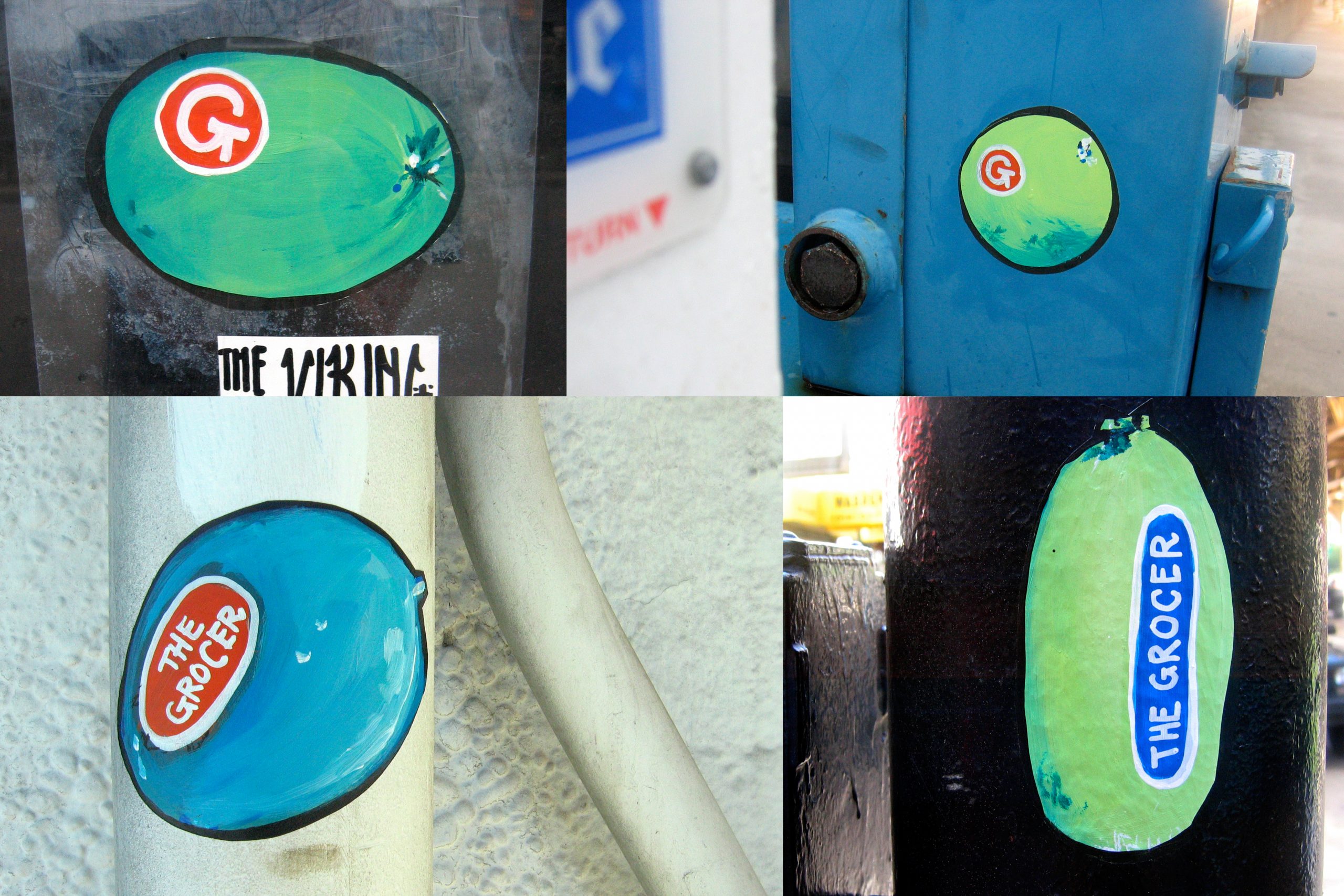 Grocer stickers and small stuff