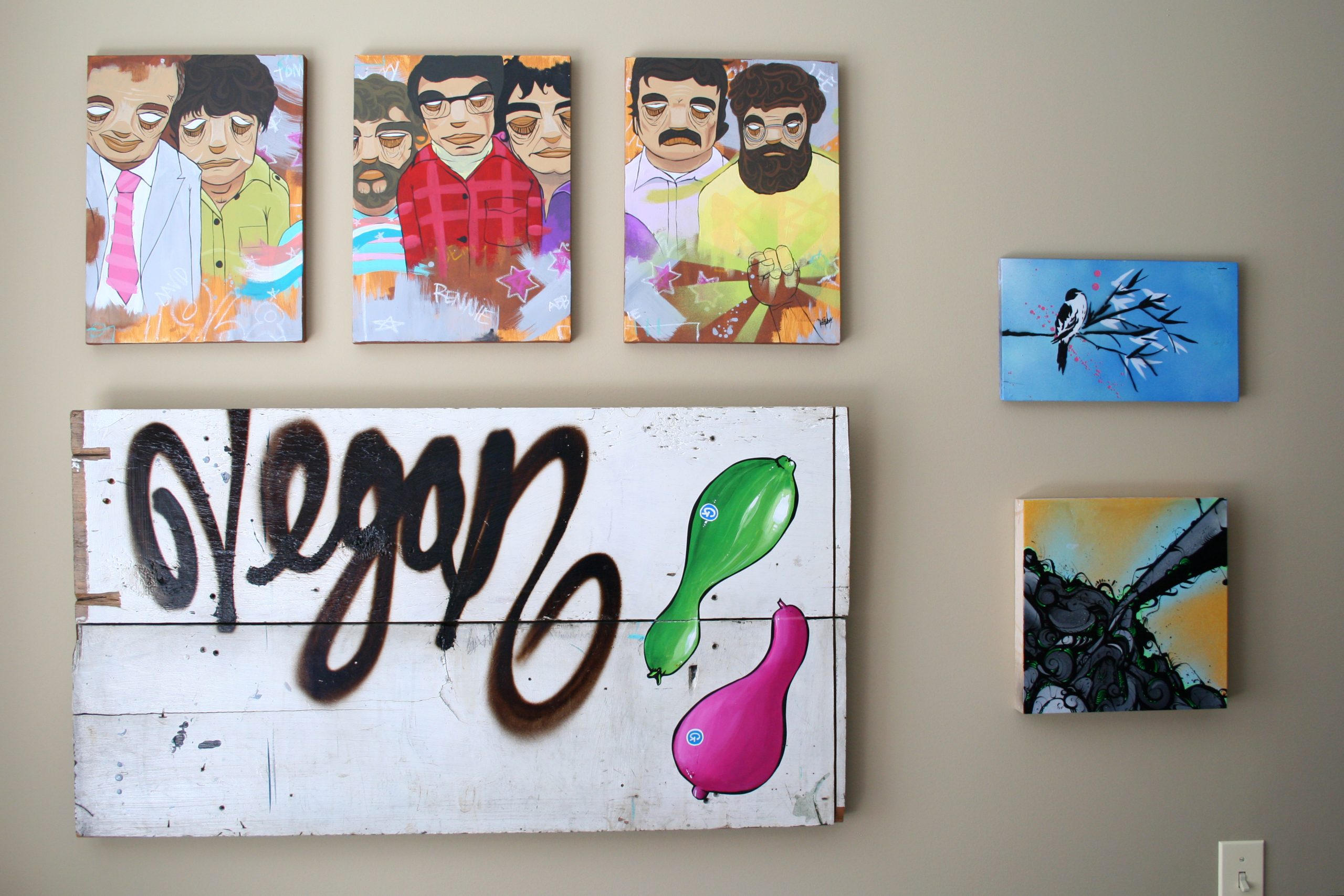 Paintings from friends