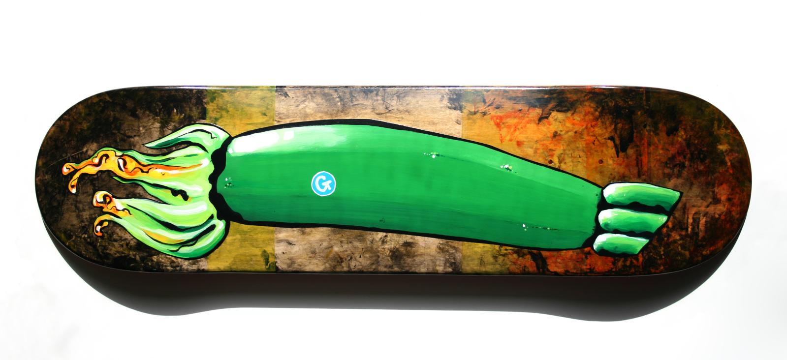 Zucchini skateboard